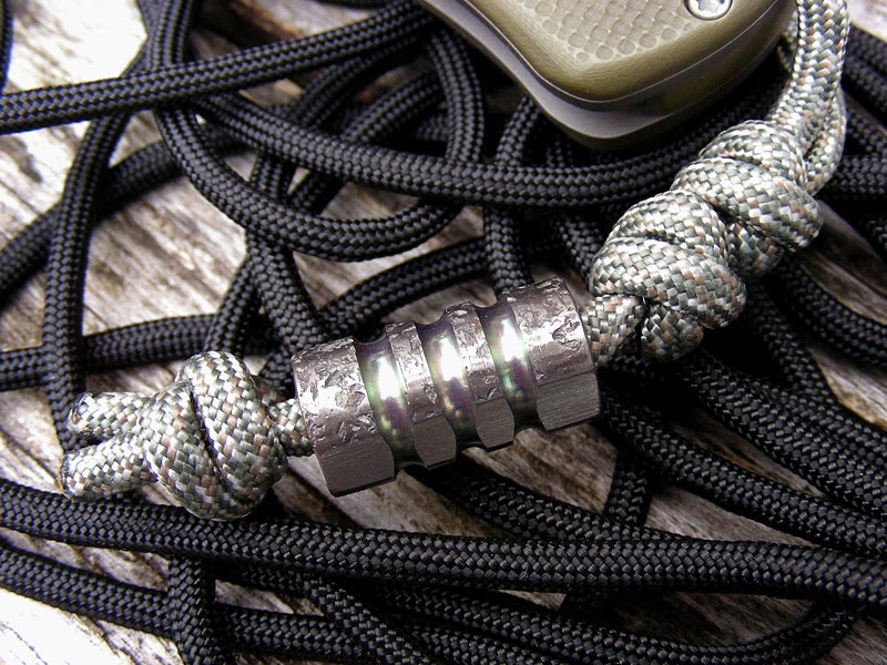 Andrzej Woronowski Custom Knives Titanium & Zirconium Beads by Markus