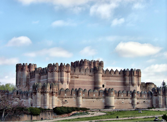 Castillo de Coca, Segovia, España.