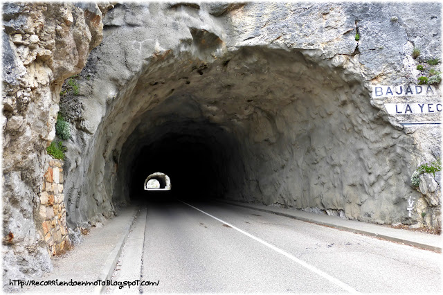 Túnel desfiladero La Yecla