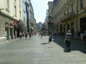 Downtown Belgrade.
