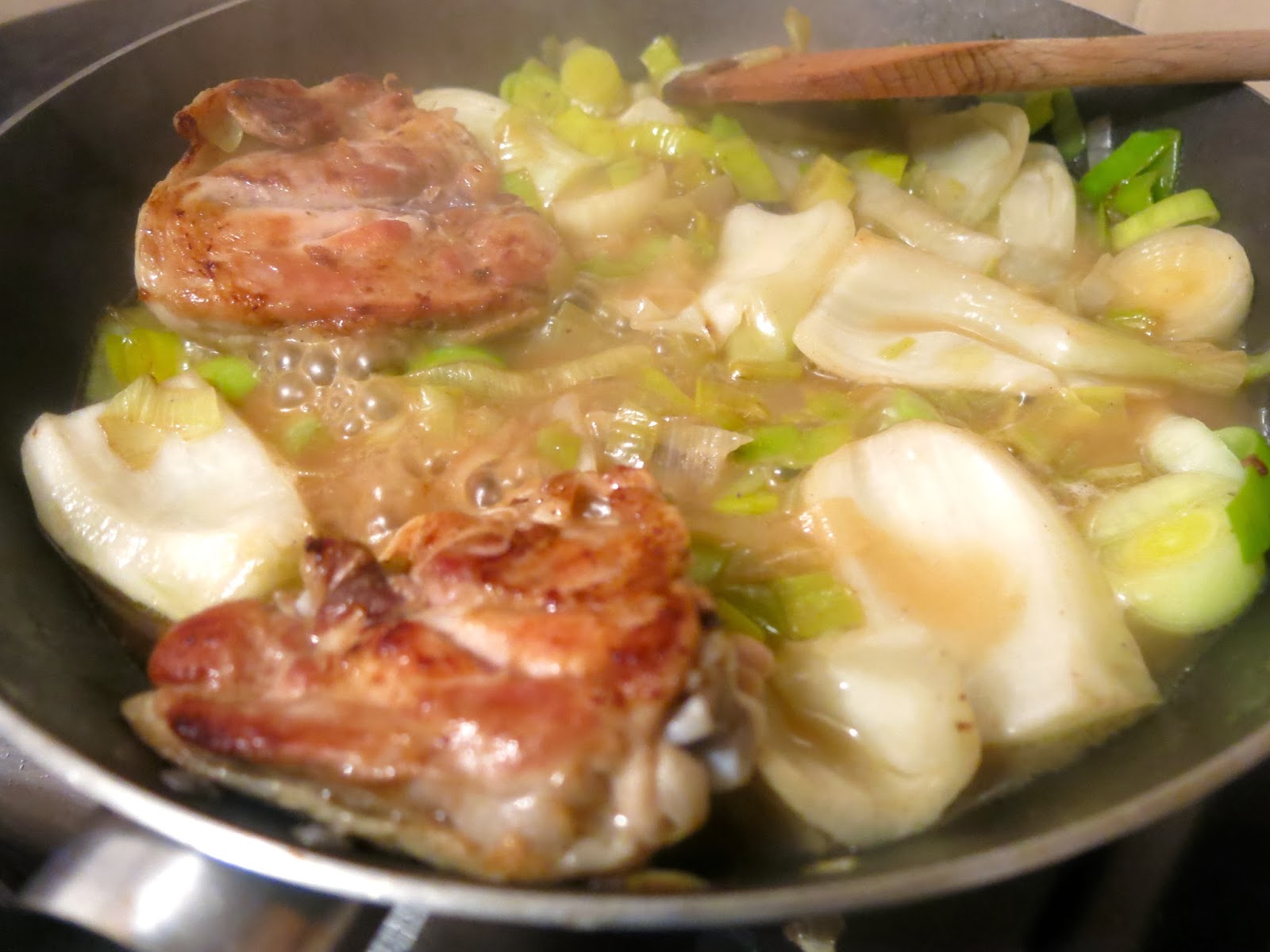 Just a Butcher's Daughter Nigel Slater's Chicken Thighs with Fennel