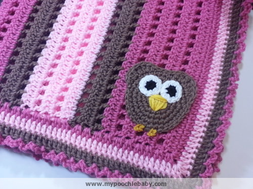 Raising Mimi @PoochieBaby: Crochet Owl Receiving Blanket