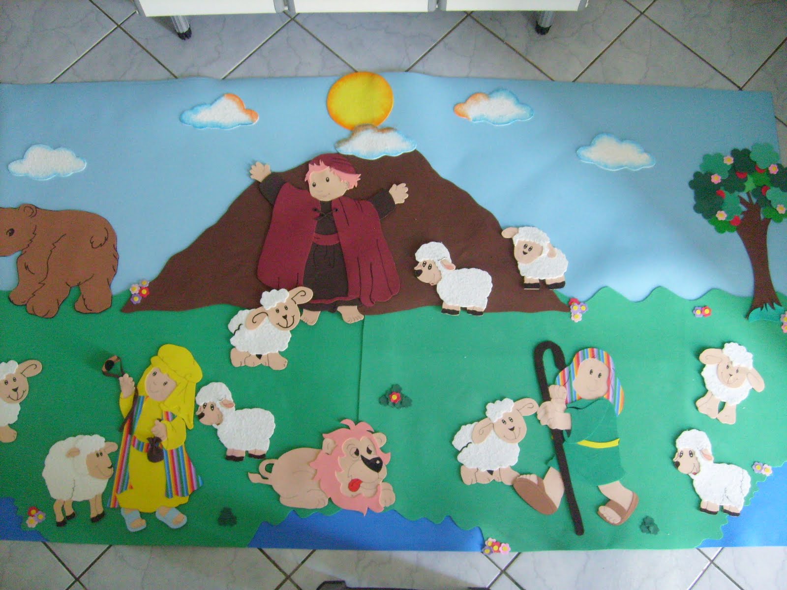 decoracao de sala infantil escola dominical:Fonte: http://pequenarteag.blogspot. com.br/2011/04/painel-rei- davi decoracao de sala infantil escola dominical:Fonte: http://pequenarteag.blogspot. com.br/2011/04/painel-rei- davi