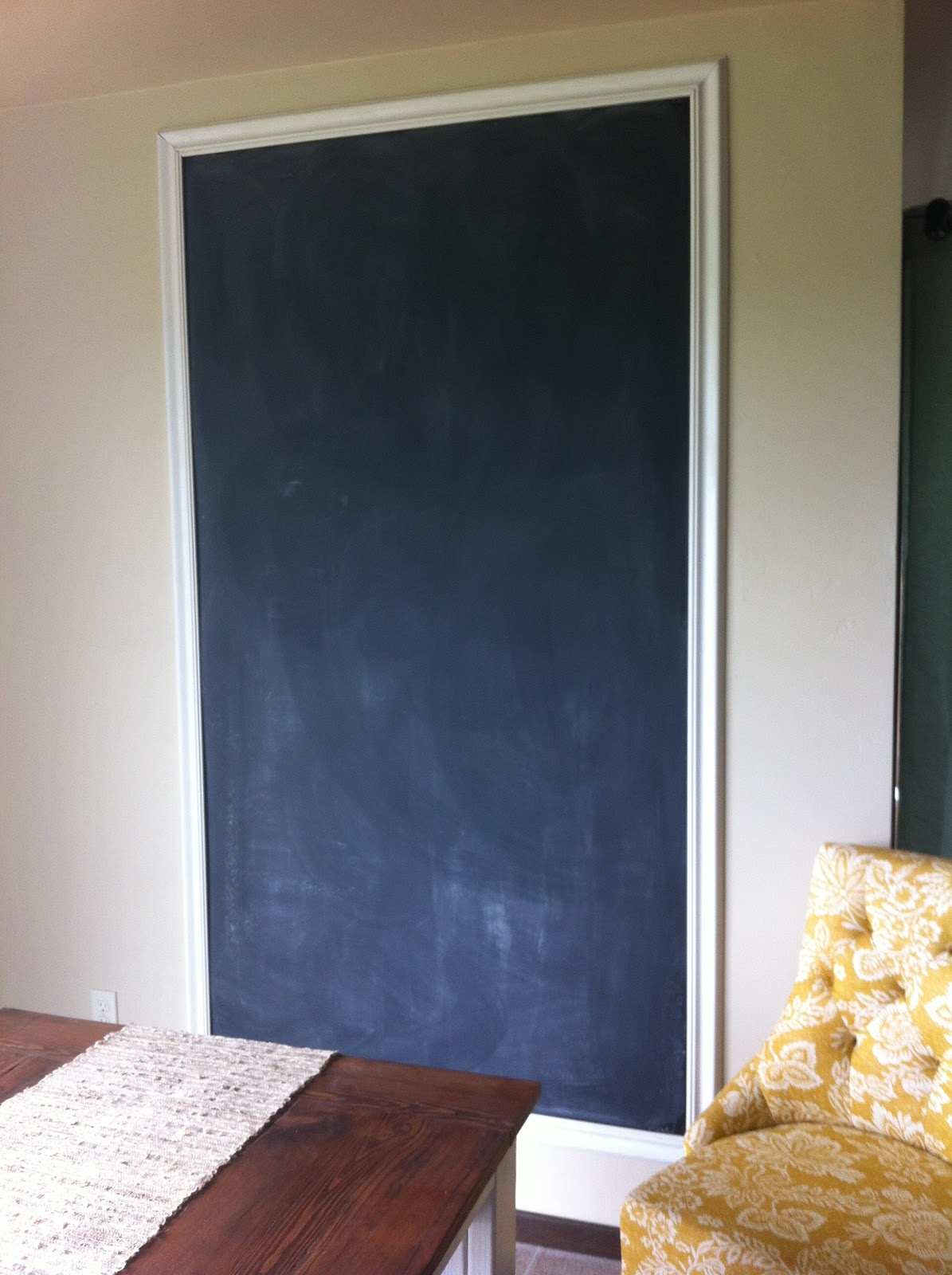 Life More Lovely A DIY chalkboard wall