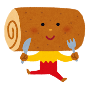 ロールケーキのキャラクター