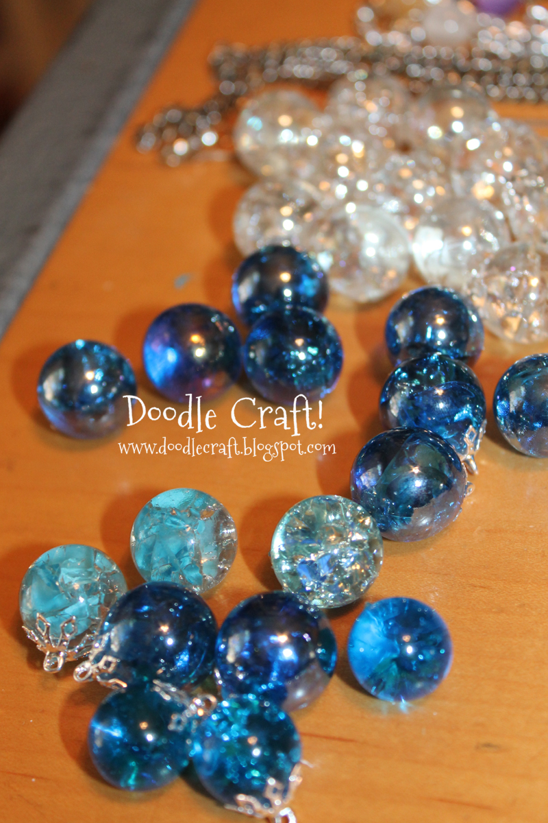 Doodlecraft Ombre Marble Necklace!