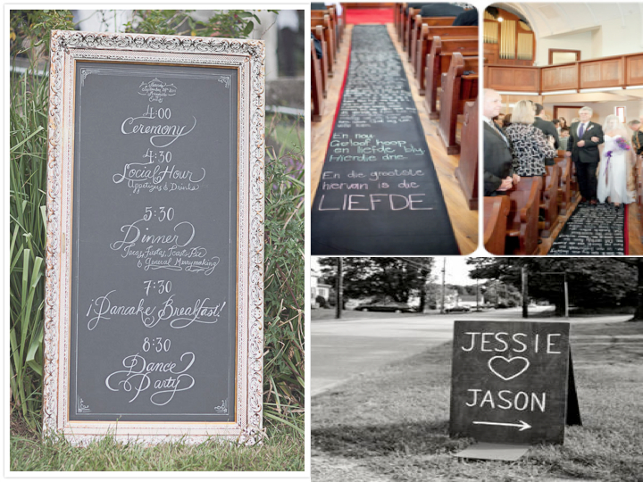 What's Your Something Blu? Wedding Wednesday Chalkboard Paint!