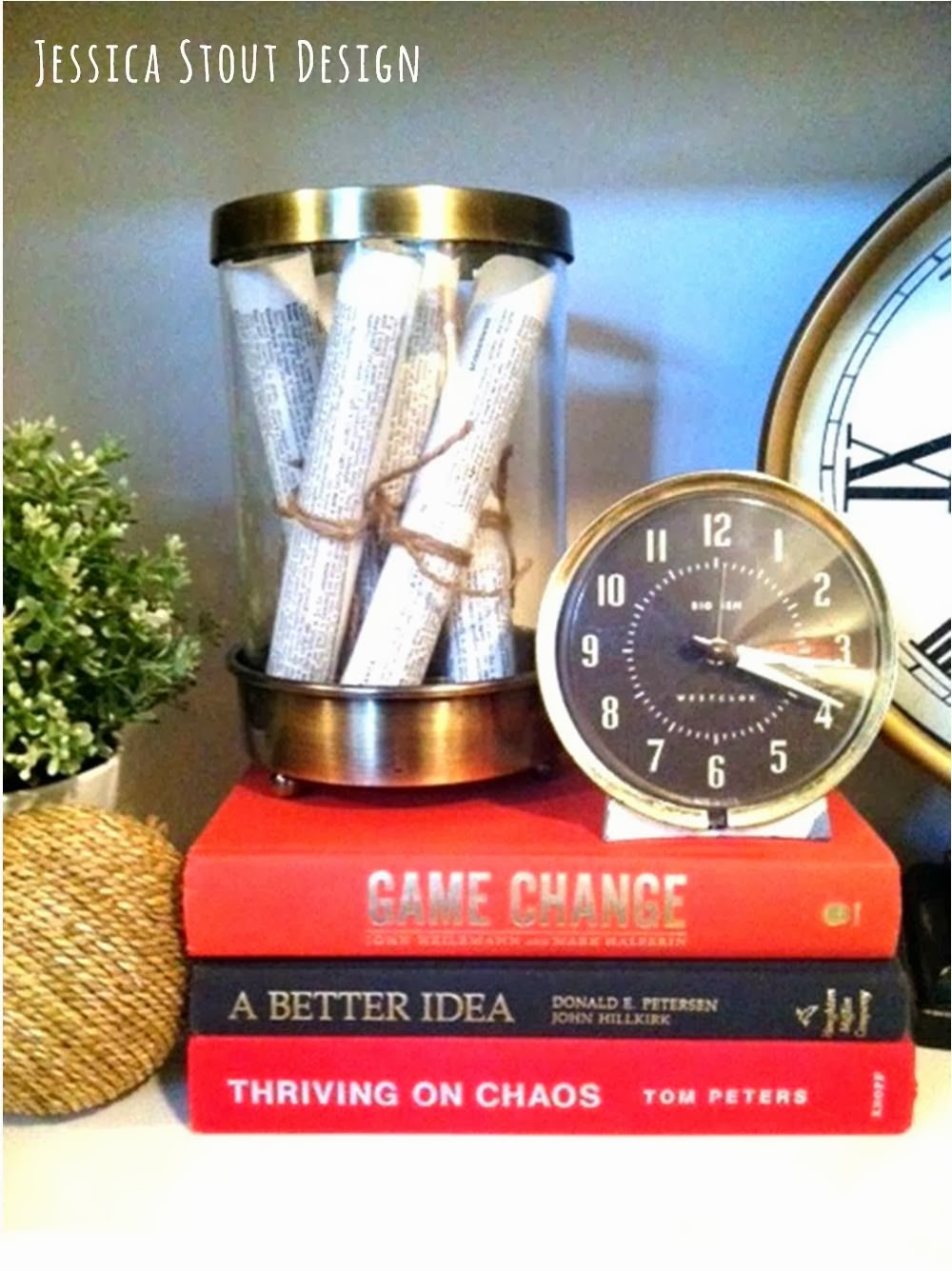 {Jessica Stout Design} Dictionary Page Vase Filler