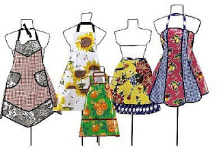 Aprons by Oilcloth International Oilcloth aprons