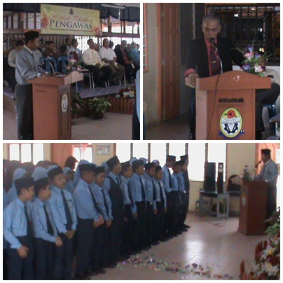 Pengawas bertempat di dewan SK Tengkawang.