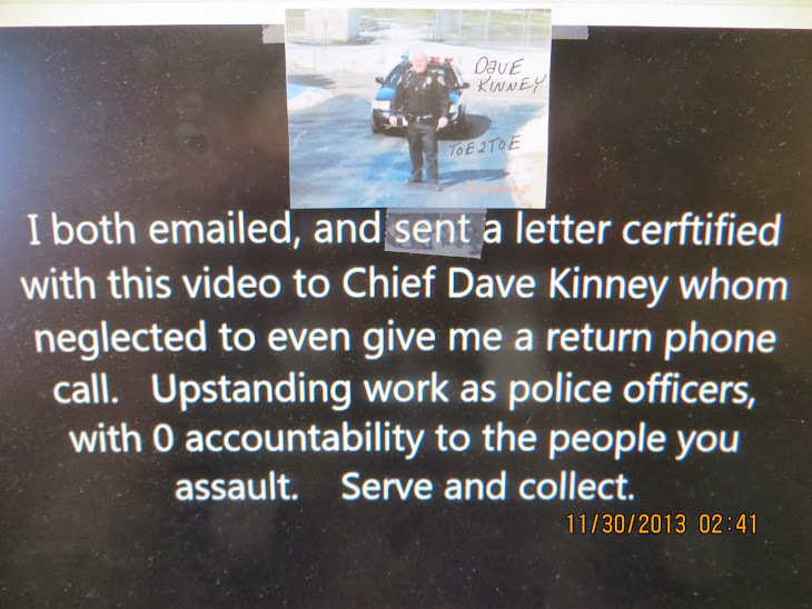 Here's how Brady Lake Village police chief Dave Kinney always takes care of a complaint.