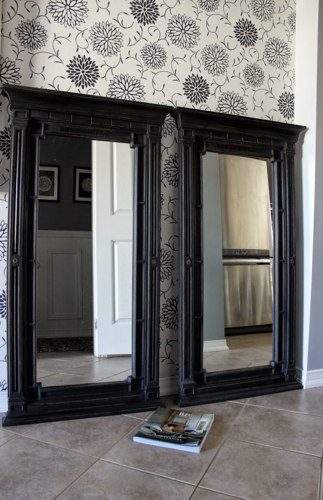 Retiqued by Rae Bond Restoration Hardware Style Mirrors