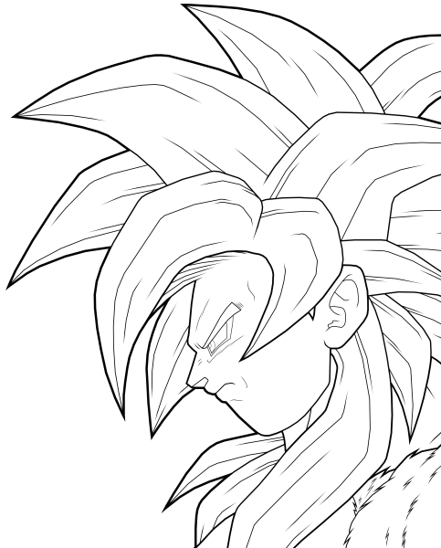 BAÚ DA WEB: Desenhos de Dragon Ball Z para colorir, pintar, imprimir  DRAGON-BALL-Z