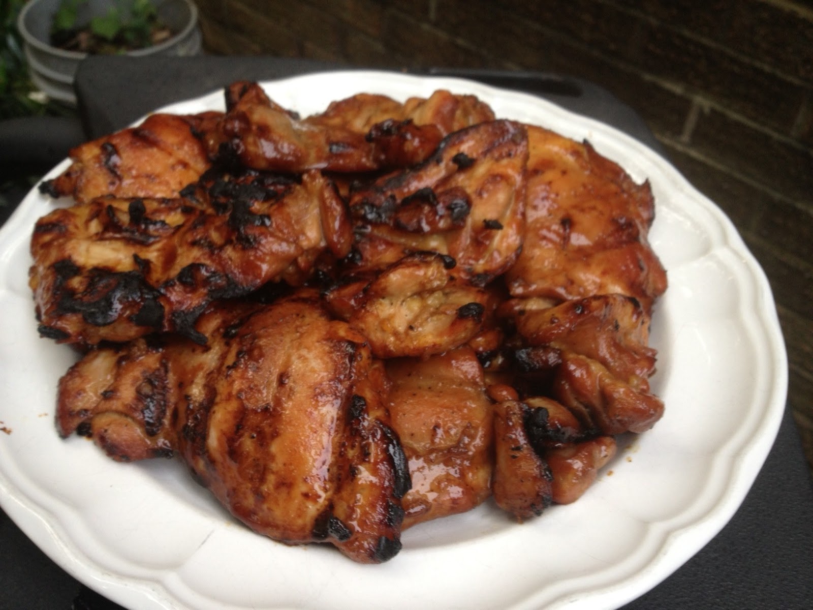 Navigating Domesticity Molasses Glazed Chicken Thighs