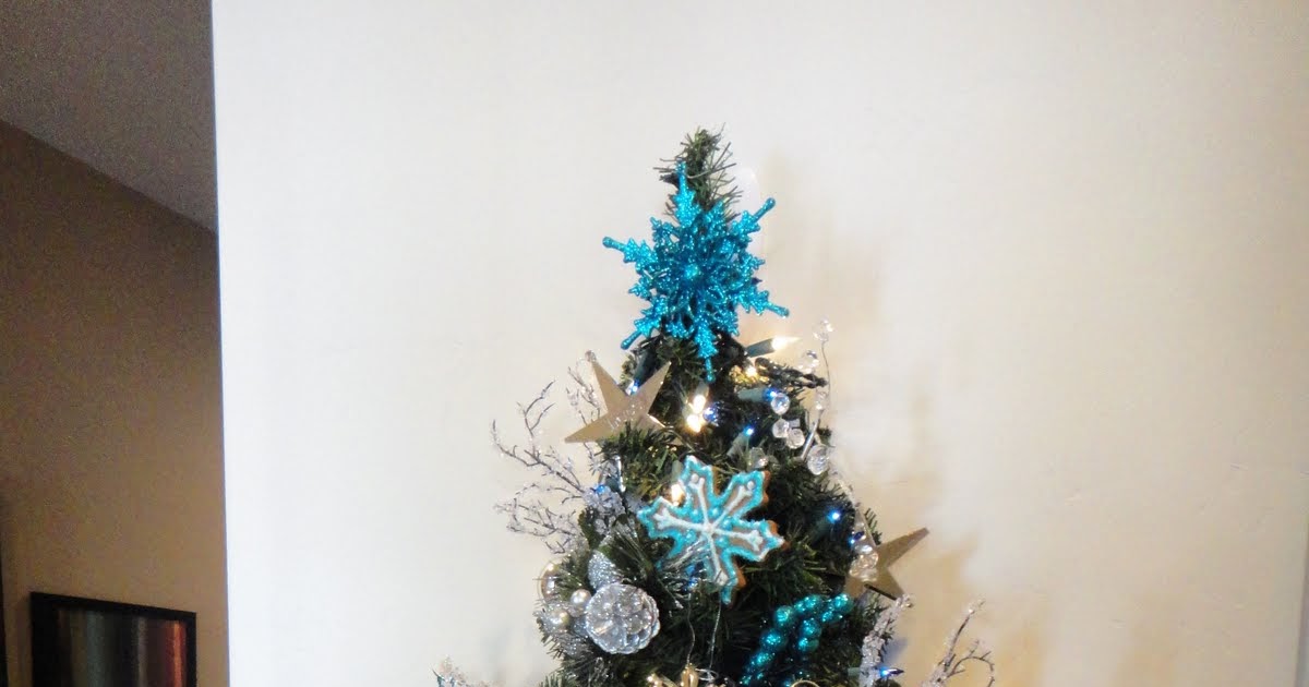 blue and silver tree blue and silver tree