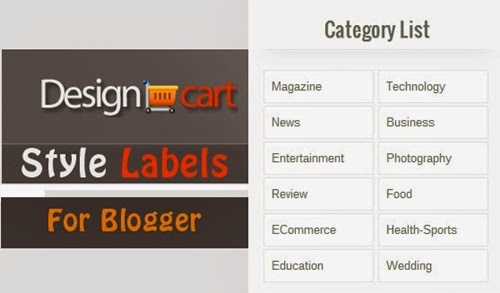 Cara Membuat Widget Label Sendiri Untuk Blogger