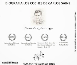 ( TODOMOTOR ) BIOGRAFÍA TODOS LOS COCHES DE CARLOS SAINZ 1980-ACTUALIDAD
