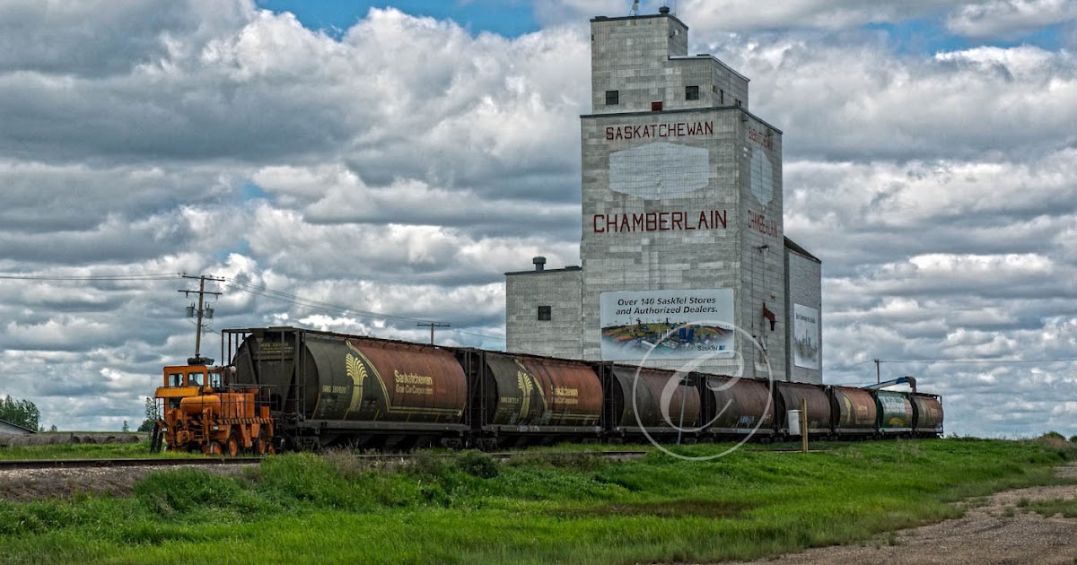 Saskatchewan Grain Elevators Chamberlain, Saskatchewan
