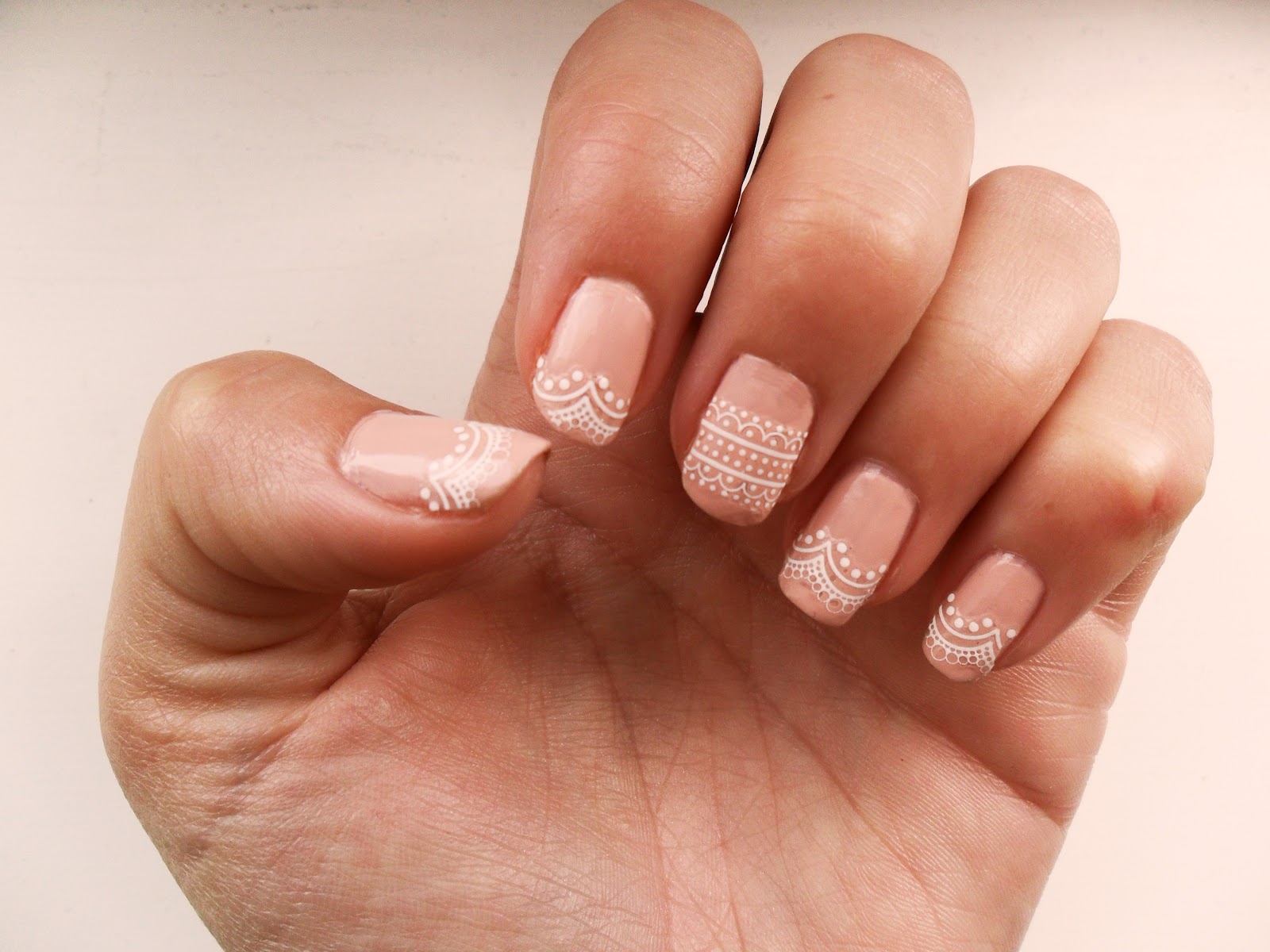 8. Lace Acrylic Nails - wide 5