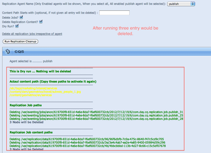 Adobe CQ/Adobe AEM How to clear replication queue in CQ / WEM