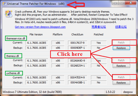 Uxtheme Multi Patcher For Windows Xp Sp2