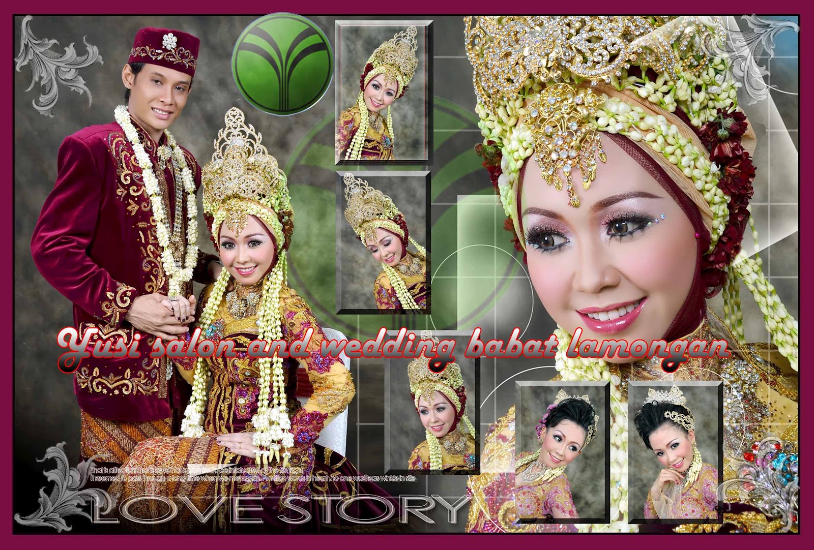 kebaya pengantin couple vintage