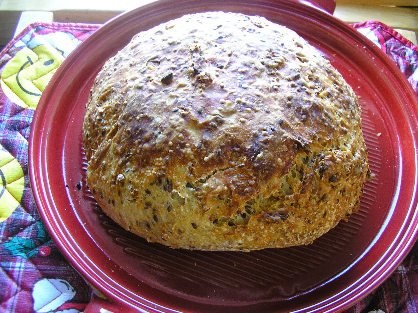 Passion Kneaded Garlic Multigrain Bread BreadBakers