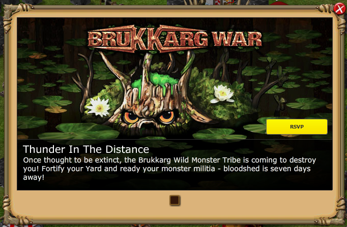 The Brukkarg War New Event The Backyard Monsters Blog
