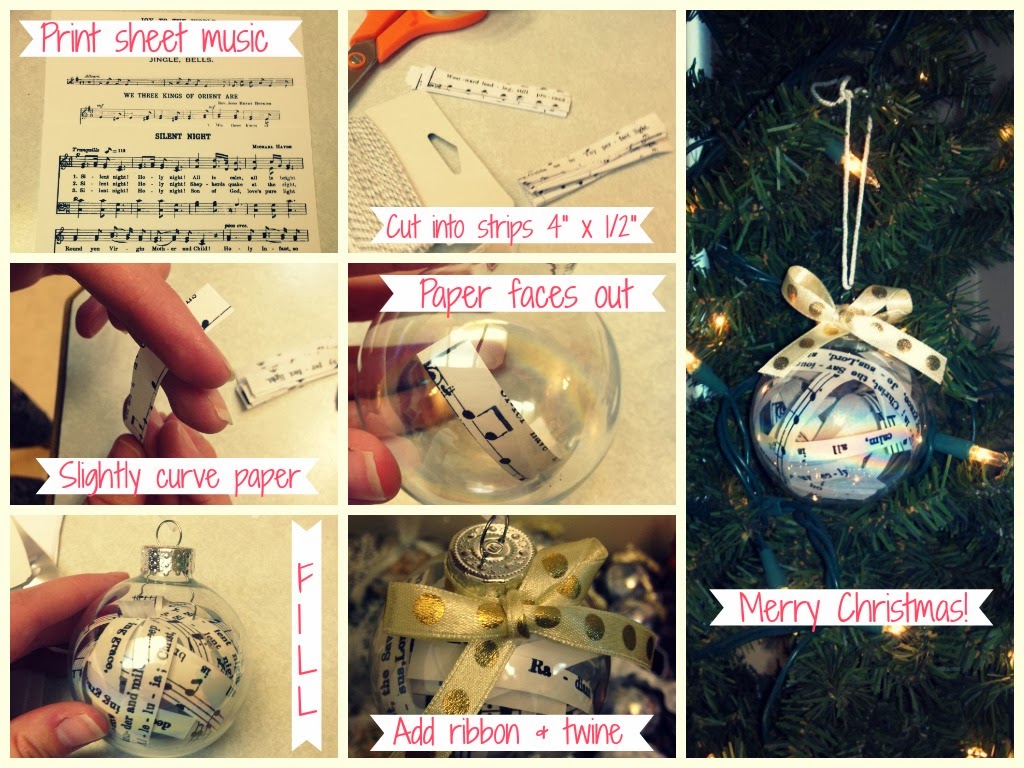 Put A Bird On It DIY Music Christmas Ornament
