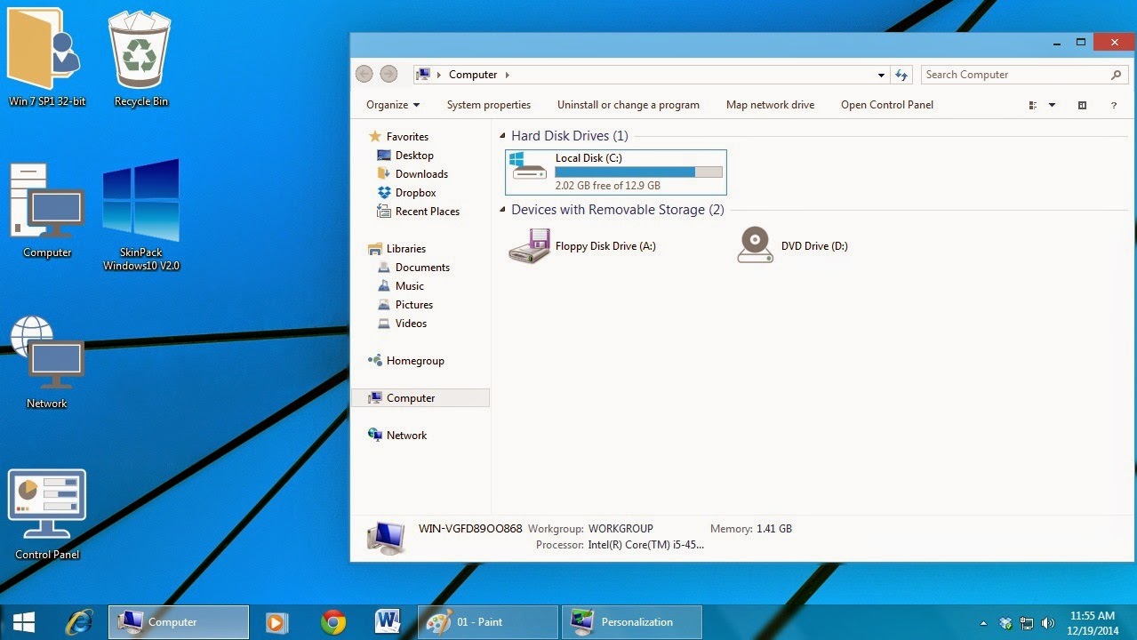 Windows 10 Theme Features উইন্ডোজ ১০ থীম ডাউনলোড