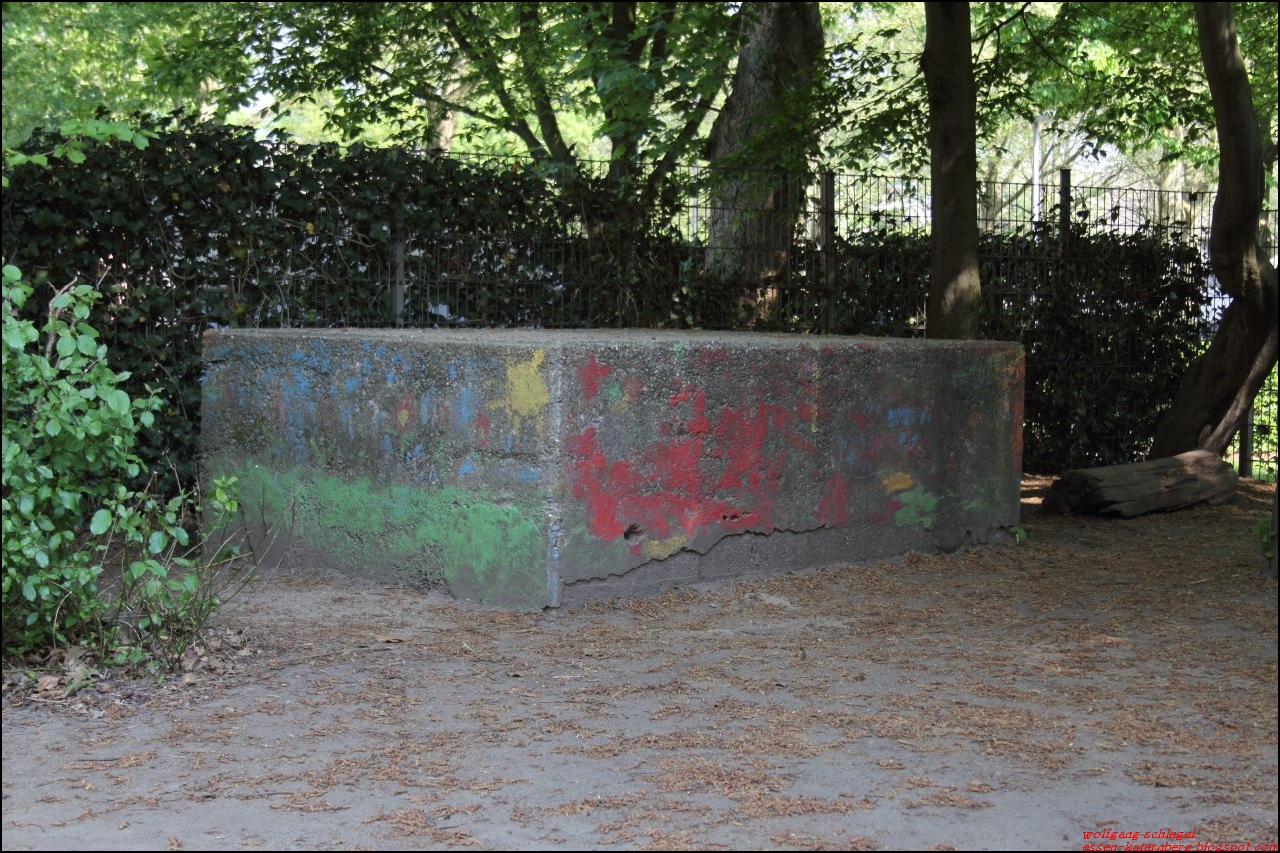 EssenKaternberg alte bunkeranlage in essenkaternberg, auf dem