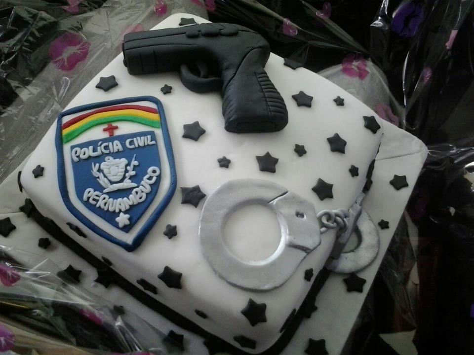 Beijo de Mãe Bolos Decorados Bolo Policial
