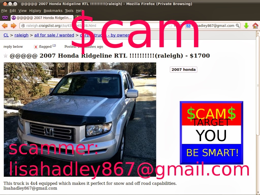 Latest Craigslist Car Scams Latest Craigslist Car Scams
