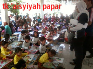 tk 'aisyiyah papar kediri lomba mewarnai gugus happy papar utara, kawedanan