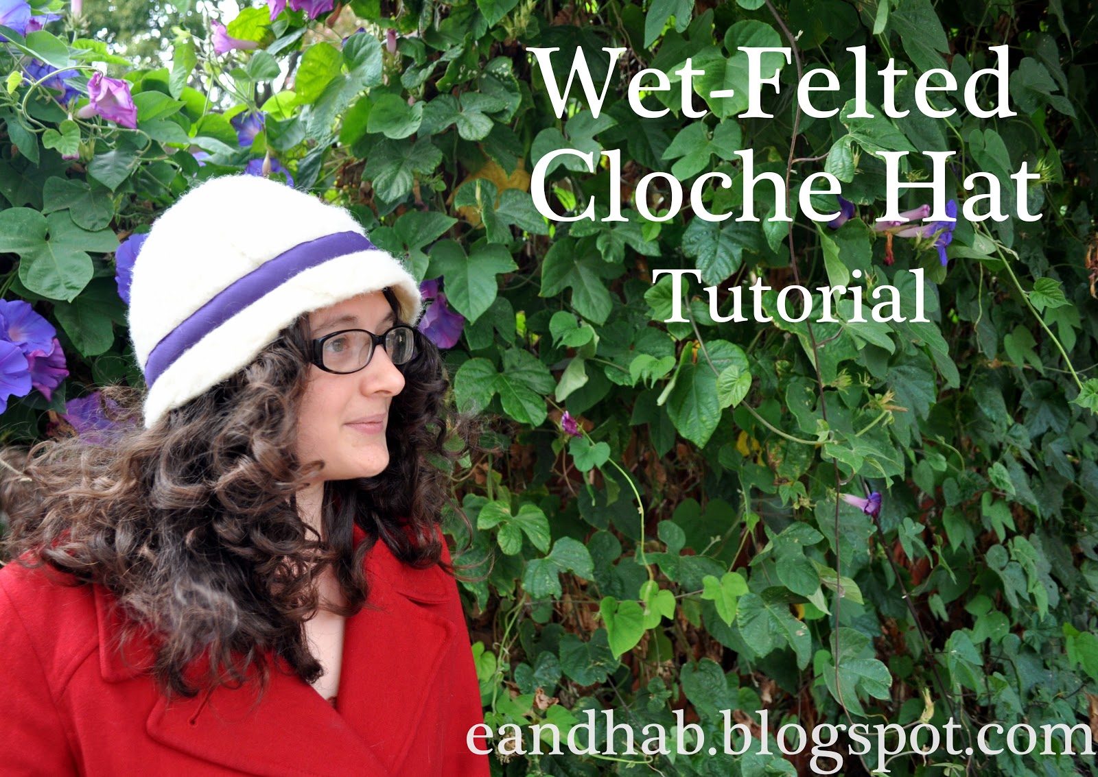 Elephants and Hot Air Balloons How To WetFelted Cloche Hat
