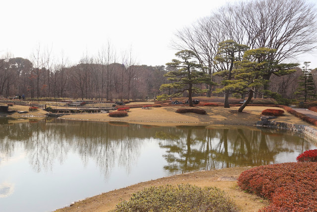 Enticing by a well-maintained park with a pond in the beginning of Spring at Imperial Palace East Garden in Tokyo, Japan Enticing by a well-maintained park with a pond in the beginning of Spring at Imperial Palace East Garden in Tokyo, Japan