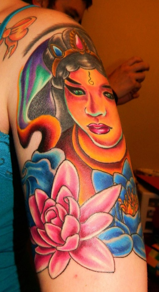 Arm Sleeve Tattoo Designs For Women 201112