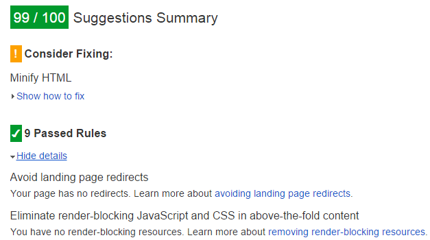 Eliminate render-blocking JavaScript and CSS in above-the-fold content Eliminate render-blocking JavaScript and CSS in above-the-fold content