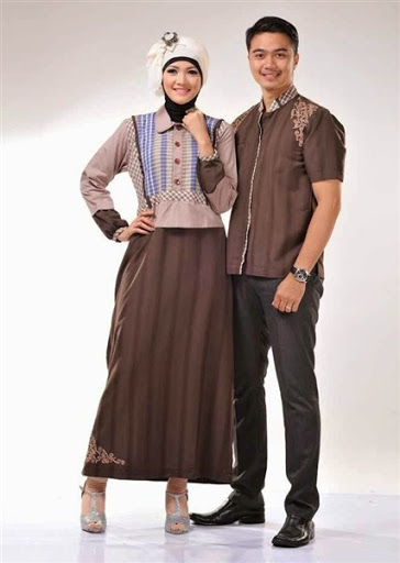 Model Baju Muslim Couple Modern Terbaru 2017/2018 Model Baju Muslim Couple Modern Terbaru 2017/2018