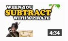 Subtraction with a pirate