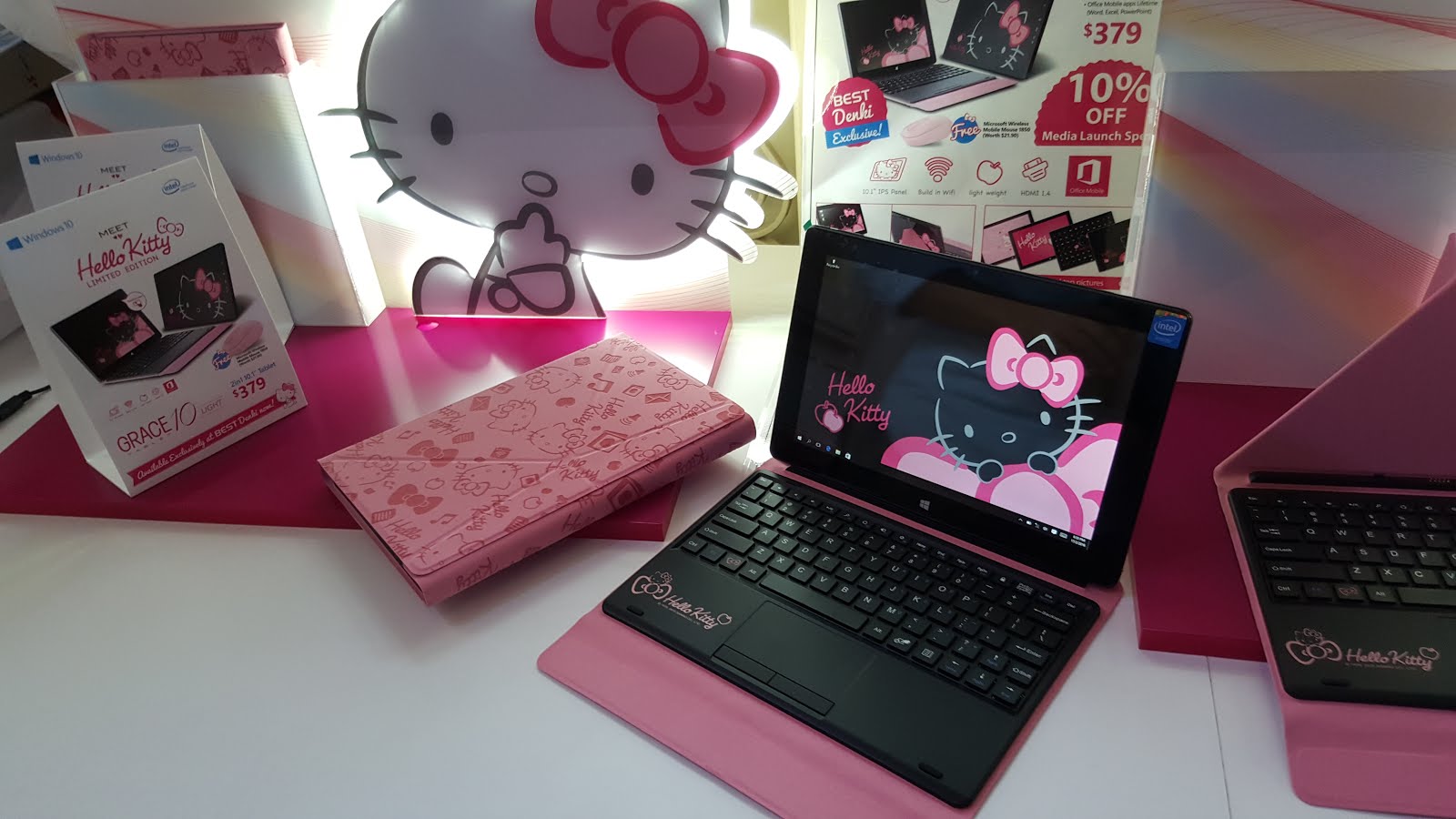 Grace 10 Light Hello Kitty Limited Edition Windows 10 Tablet Grace 10 Light Hello Kitty Limited Edition Windows 10 Tablet