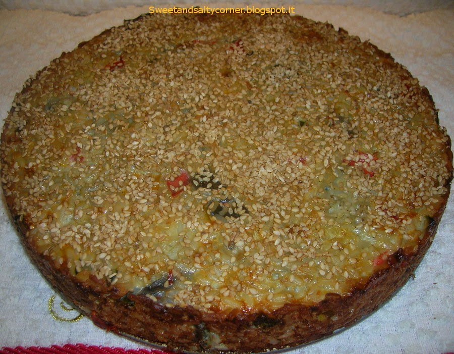 Torta di riso salata