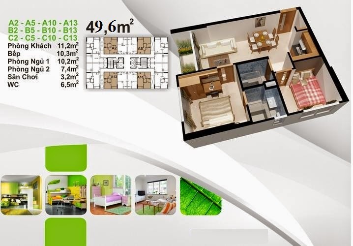 Căn hộ trả góp Q.Gò Vấp chỉ 725 triệu/căn 2 PN trả góp không lãi suất trong 18 tháng - 6