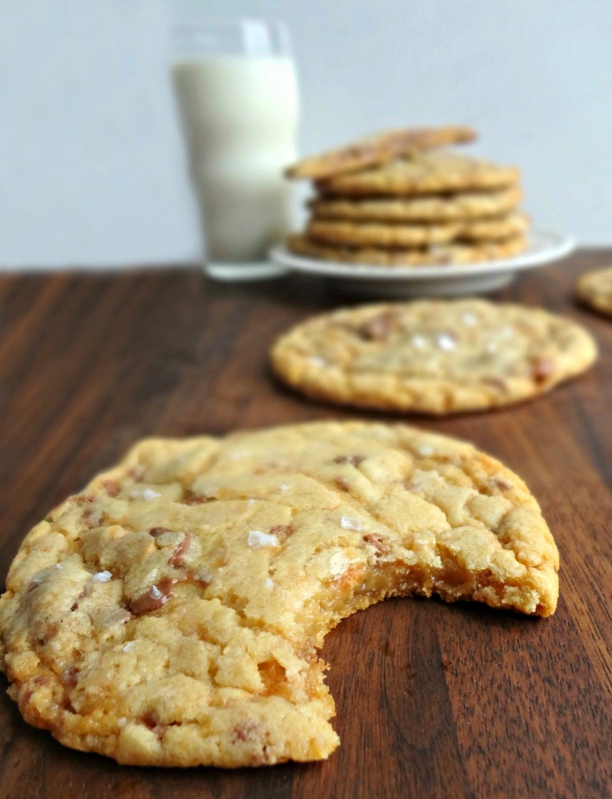 The Cooking Actress Browned Butter Peanut Butter Cup Crunch Cookies