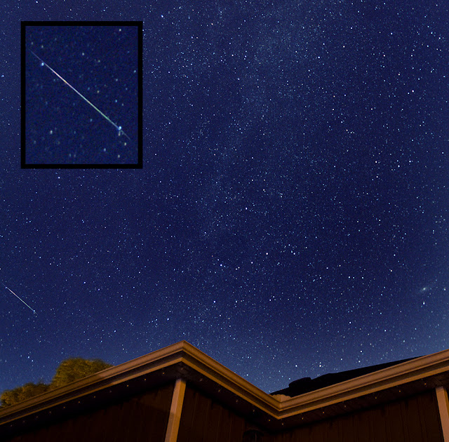 photo from the perseid metwor shower 2015 - Taken August 13, 2015