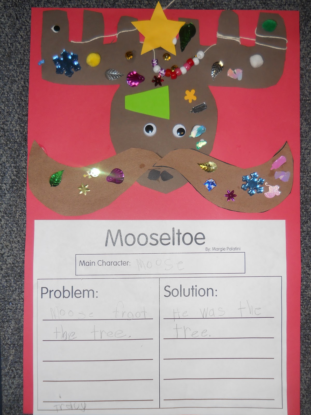 Mrs. T's First Grade Class: Mooseltoe