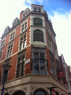 Old pub sign, New Row, London WC2