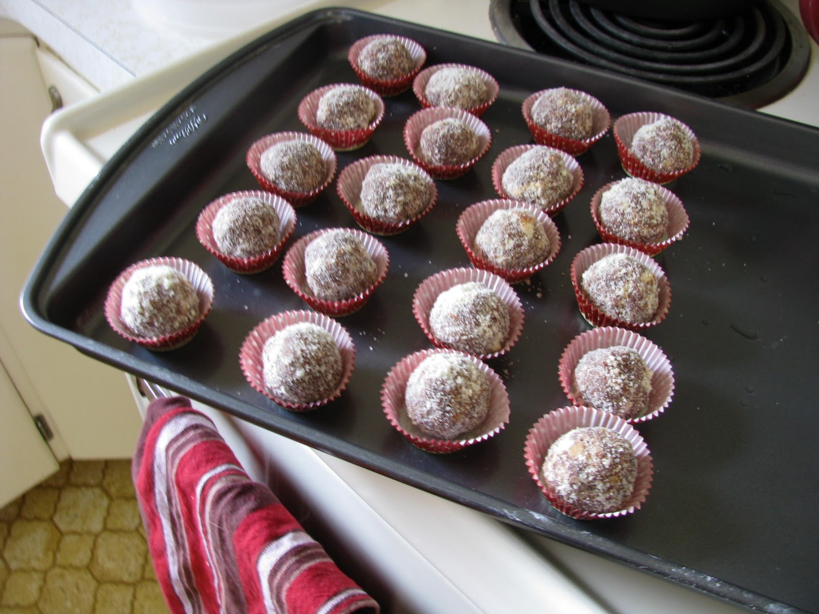 Rice Flour to the Rescue Rum Balls & Sugar Cookies (Two recipes for