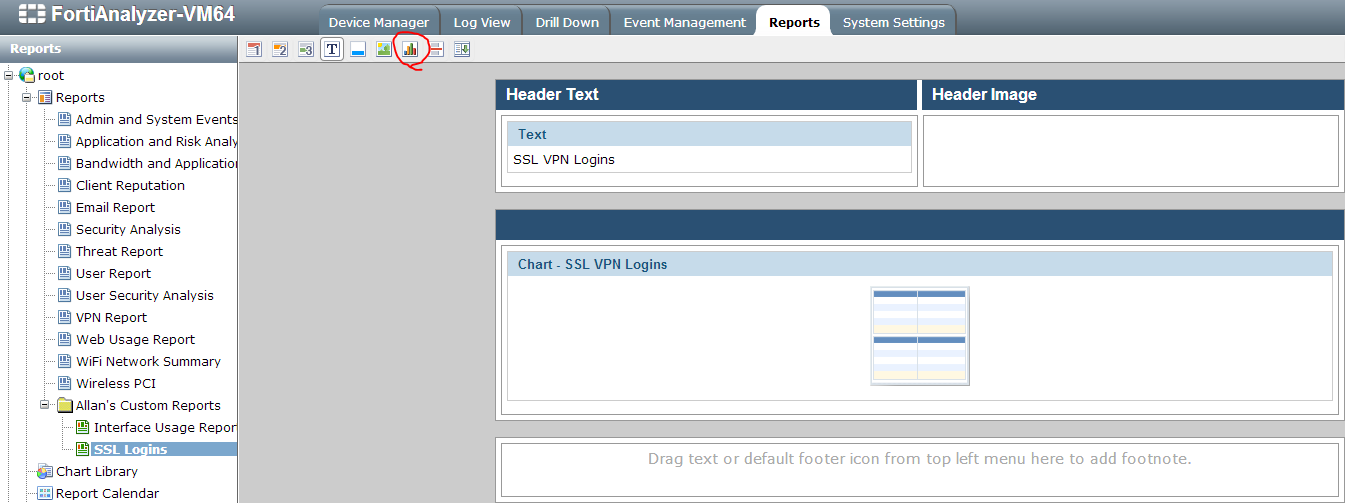 Al S Tech Corner How To Create A Ssl Vpn Login Report On A Fortianalyzer