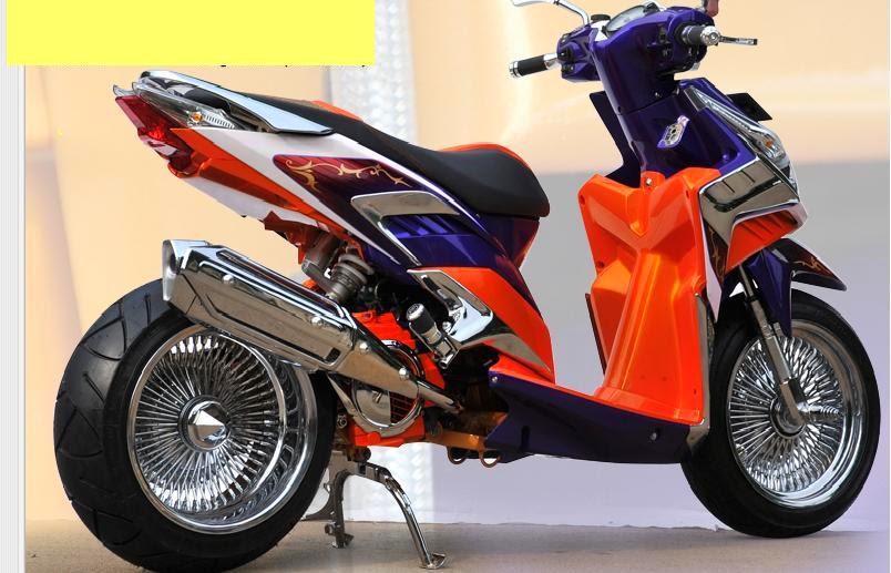 Modifikasi Motor Vario Techno | Free Modifikasi Motor